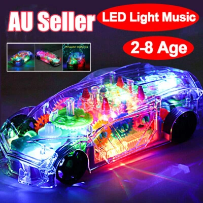 $14.94 • Buy LED Light Music Cool Car 2 3 4 5 6 7 8 Year Old Age For Boys Kids Toys Gift AUS