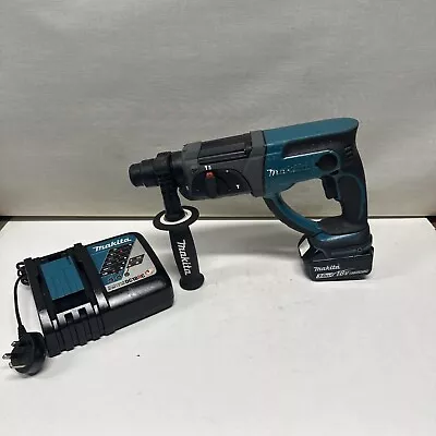 Makita LXT DHR202 18V Li SDS+ Hammer Drill + 3Ah Battery & Charger New Brushes • £130