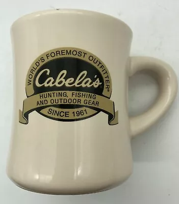 CABELLA'S Mug Hunting Fishing Heavy Diner Style Coffee Cup Mug Post Falls Idaho • $14.99