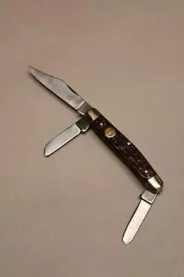 Vintage H. BOKER & CO. SOLINGEN GERMANY Small Stockman Knife EXC Condition #55 • $159.95