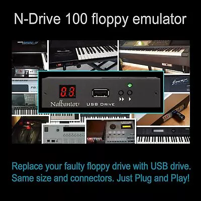 USB Floppy Drive Emulator Nalbantov N-Drive 100 For Yamaha AR80 And AR100 • £156.57