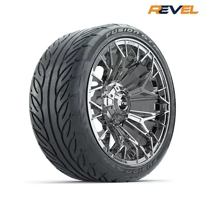 Set Of 4 GTW 15  Stellar Chrome Golf Cart Wheels W 215/40R15 GTR Street Tires • $3429.95