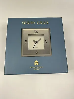 Michael Graves Design SilverQuartz  Table Alarm Clock From Target • $19.99