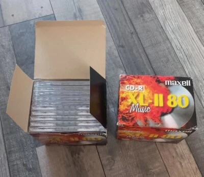 £10 • Buy Job Lot 20x Blank Recordable Audio CDR. All Sealed. (15x Maxell Xl-ii 80)