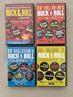 Ed Sullivan's Rock & Roll Classics Volumes 123 And Classics 4 DVD Set • $20