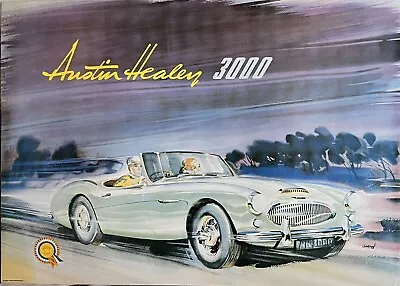 Austin Healey 3000 Rare Vintage A1 Car Poster • £23.99