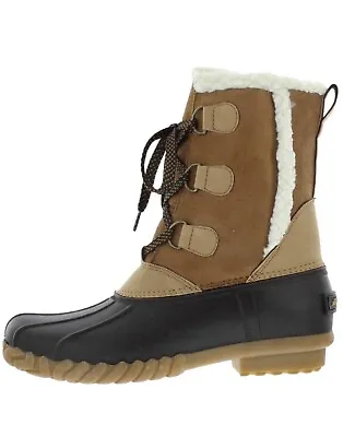 Eddie Bauer Ladies Boots Brown Duck Boot Size 6 NIB • $30