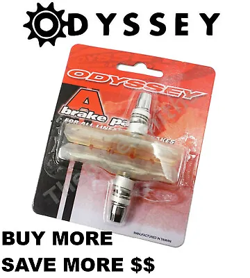 Odyssey SOFT Compound Clear A-Brake Pads Fits Linear Pull (V) Brakes BMX Bike • $6.82