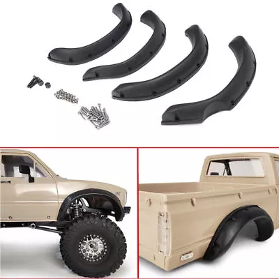 4Pcs 1/10 Fender Flare Guards For TF2 Tamiya Hilux Trail Finder RC4WD Model Car • £13.99