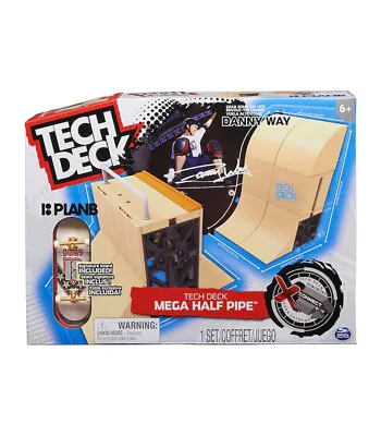 Tech Deck Danny Way Mega Half Pipe • $42