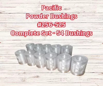 Pacific Powder Bushing Set # 256 - 525 Full Complete 54 Bushing Set - AntiStatic • $78