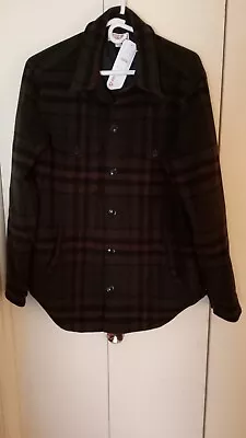 $248 NWT J. Crew Wallace Barnes Spruce L Wool Plaid PRIMALOFT Lined Shirt Jacket • $99.99