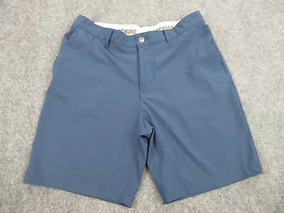 Adidas Shorts Mens 34 Blue Casual Athletic Lightweight Pocket Logo 34X19 • $24.85