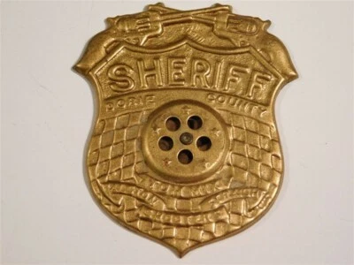 $24.99 • Buy Vintage 1946 Ralston Tom Mix Dobie County Sheriff Straight Shooters Siren Badge
