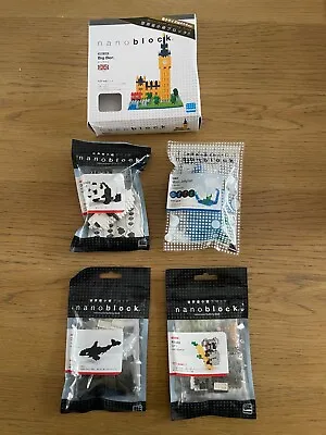 Nanoblock | Orca | Koala | Giant Panda | Moon Jellyfish | Big Ben • £14