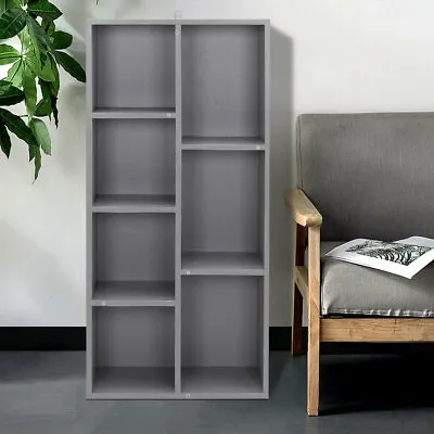 7 Cubes Tall Cabinet Bookcase Storage Rack Shelving Cupboard Unit Living Room • £39.95