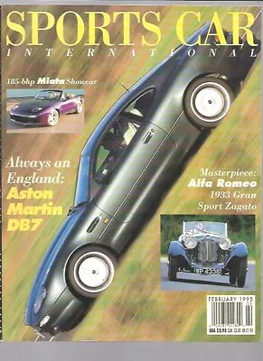 Sports Car International Magazine February 1995- Miata SC Jaguar XJR6 • $6