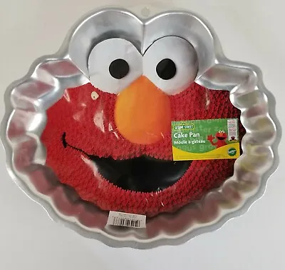 Wilton Cake Pan Sesame Street Elmo Face With Liner Preowned  • £6.75