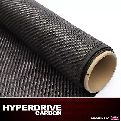 Carbon Fibre Cloth Fabric 240gsm 2/2 3k Twill 1000mm Width  Comes On A Roll  UK • £39.98