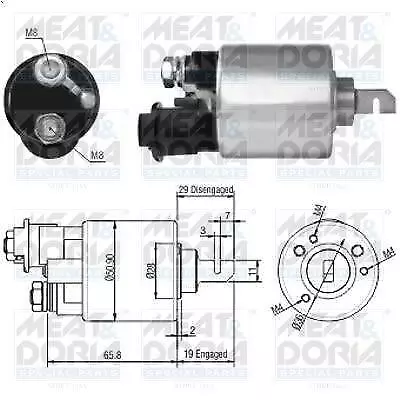 Magnetic Switch Starter MEAT & DORIA 46140 For Honda HR-V (GH) 1.6 1999-2005 • $49.32