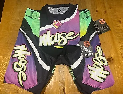 Moose Racing Riding Gear Motocross Offroad Size Large Jersey Size 32 Pants New • $95