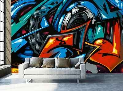 £99.53 • Buy Graffiti Wall Mural Photo Wallpaper Teenagers Art Wall Decor Giant Paper Poster