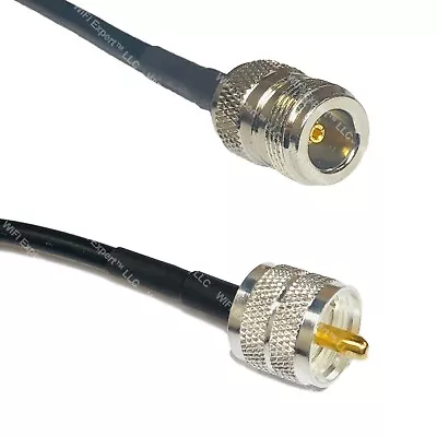 LMR240UF N FEMALE To PL259 UHF Male Coax RF Cable USA-Ship Lot • $26.69