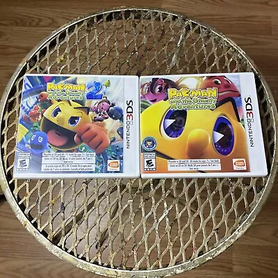 Pac-Man And The Ghostly Adventures And 2 Bundle(Nintendo 3DS 2013) Tested Works • $20