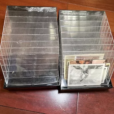 2 Photo Storage Box 6 X 4 Picture Album Organizer Photograph Container Case • $25