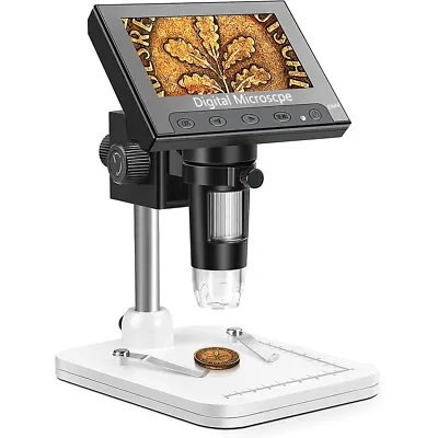 Quality 1000X 4.3  LCD Monitor Electronic Digital Video Microscope LED Magnifier • $45.29