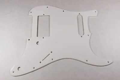 Gloss White Acrylic Strat Stratocaster 11 Hole Pickguard Fender HXS • $62.43