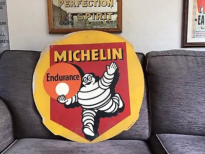 Vintage Michelin Man Sign • £95