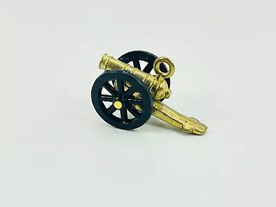 Vintage Type Case Size Miniature Metal Cannon On Wheels Figure Figurine 1.25  • $12.24