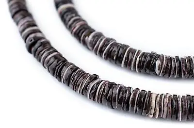 Oyster Natural Shell Heishi Beads 8mm Purple 24 Inch Strand • $12.50