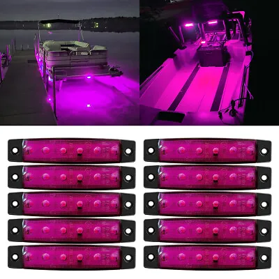 Boat Marine Purple LED Interior Navigation Courtesy Lights Strip Bar Waterproof • $13.95