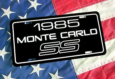 1985 Chevrolet Monte Carlo SS  License Plate Tag 85 Chevy Performance Muscle Car • $19.85