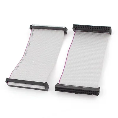 2pcs FC40P 40Pin IDC Socket Extension Flat Ribbon Cable 10cm • $8.03