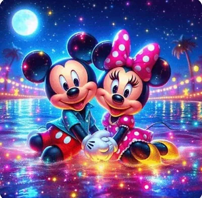 Mickey Mouse And Minnie Mouse (3) Cross Stitch Pattern • £5