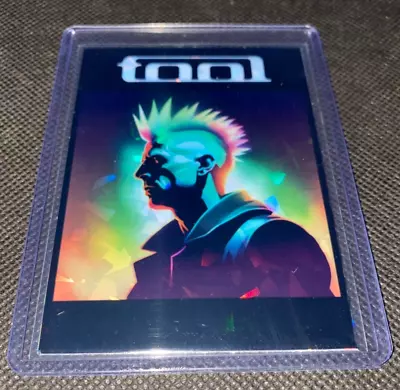 Maynard James Keenan Tool Band Custom Holo Refractor Prizm Heavy Metal Art Card • $9.99