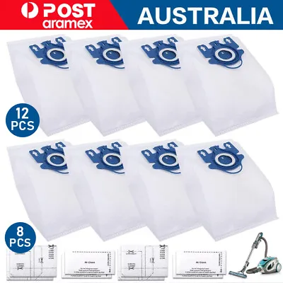 12x Vacuum Cleaner Bags For Miele 3D GN COMPLETE C2 C3 S2 S5 S8 S5211 Models NEW • $17.45