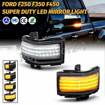 Switchback LED Two Mirror Turn Signal Set For Ford  SuperDuty F250 350 450 550 • $45.98