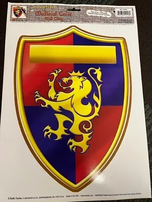 Peel N Plac Medieval Crest Wall Cling  • £7.95