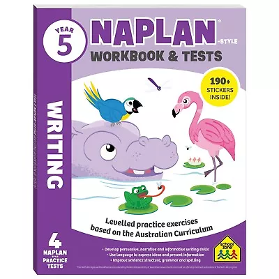 Year 5 NAPLAN*-style Writing Workbook And Tests • $12