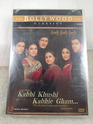 Kabhi Khushi Kabhie Gham - Shahrukh Khan Hrithik Roshan - Bollywood Movie DVD • $24.95