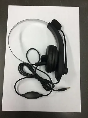 £10.95 • Buy 3.5mm Computer Headset Wired Over Ear Headphones For Call Centre PC Laptop Skype