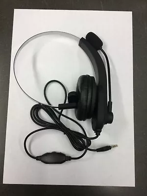 £10.95 • Buy 3.5mm Computer Headset Wired Over Ear Headphones For Call Centre PC Laptop Skype