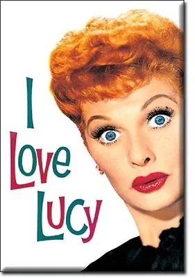I Love Lucy Lucille Ball Miniature Sign Magnet 2 X 3 Inches • $3.50