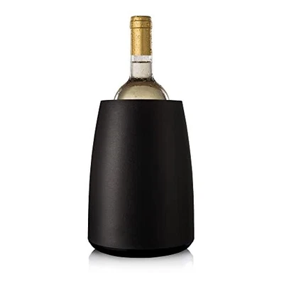 $28.54 • Buy Vacu Vin Active Cooler Wine Elegant - Reusable Wine Bottle Cooler - Black - W...
