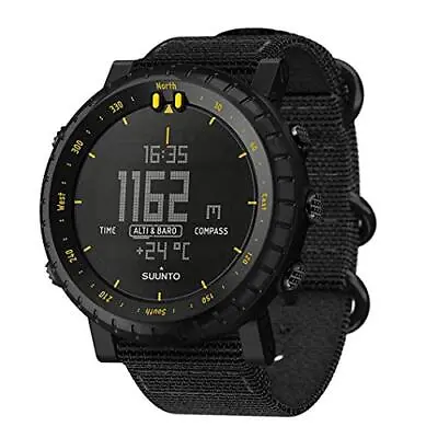 SUUNTO Watch Core 3 ATM Water Resistant Black Yellow ‎SS050276000 • $153.08