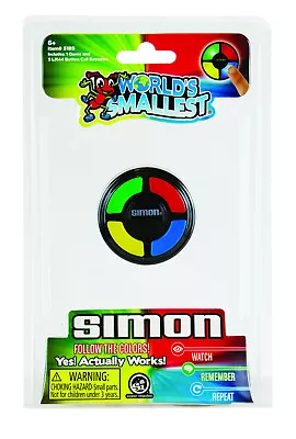 Worlds Smallest SIMON GAME Electronic Memory Handheld Pocket Size Miniature • $14.95